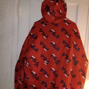 Mens/womens xxl FILA slicker w hood